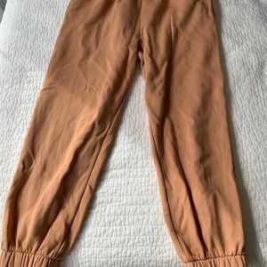 Tan sweatpants